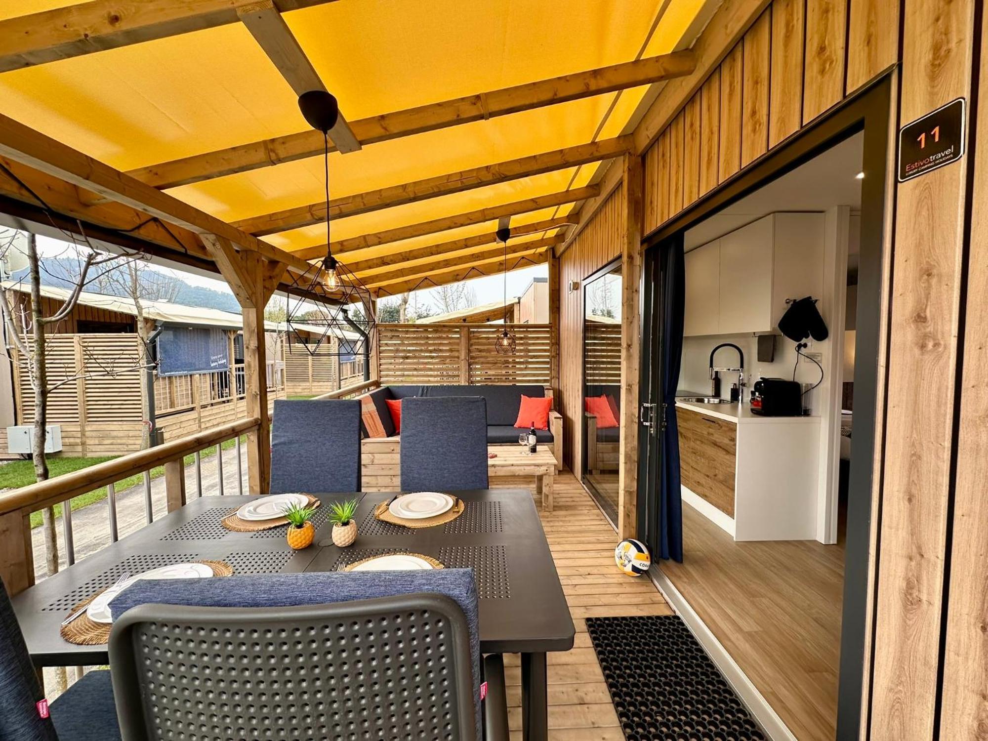 Estivo Premium Deluxe Mobile Homes On Camping Del Sole Village อีเซโอ ภายนอก รูปภาพ